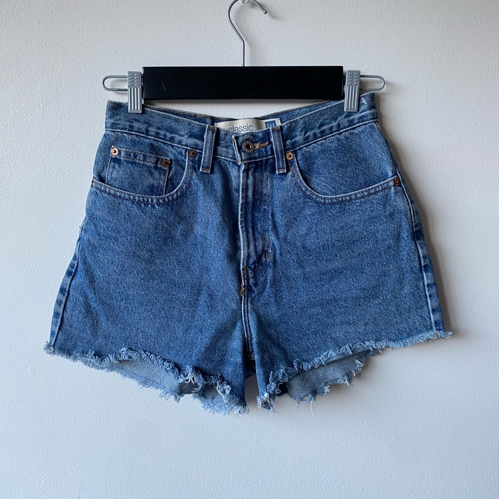 Vintage Gap high waisted denim shorts cotton